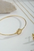 Bracelete Click Redondo Cristal - O Mundo Em Mim