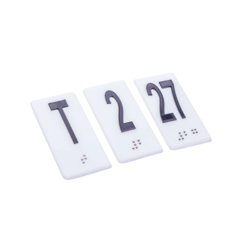 PLACA PARA ELEVADOR VISUAL E BRAILLE - comprar online