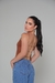 Blusa Feminina Costas Nua Elegante Dupla - comprar online
