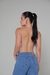 Blusa Feminina Costas Nua Elegante Dupla na internet