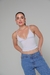 Imagem do Ragata Feminina Alcinha e Decote em V