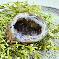 Geodo de Ágata - Harmonia e Equilíbrio - 95g - Peça Única na internet