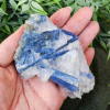 Cianita Azul no Quartzo Cristal - Espiritualidade e Iluminação - 152g - Peça Única
