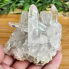 Drusa de Quartzo Cristal - Iluminação e Ampliação - 217g - Peça Única