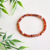 Pulseira de Cornalina - Esfera 4mm - Criatividade e Movimento - comprar online