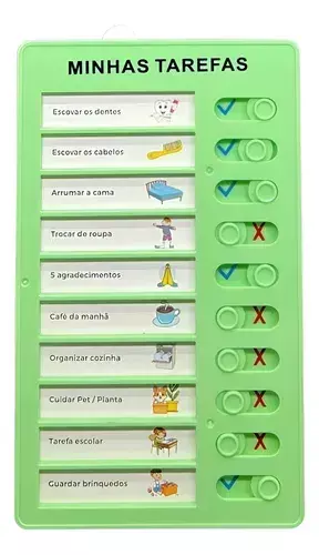 QUADRO DE PLANEJAMENTO 3629-14 COR:VERDE EMT