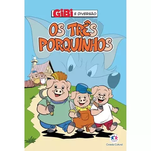 Livro Os três porquinhos Autor: Pal Gibi 9786555005561 CC