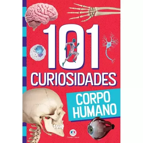 Livro 101 curiosidades - Corpo humano Brochura 9786555007428 CC
