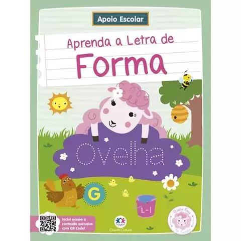 Livro Apoio Escolar - Aprenda letra de forma 9786555007596 CC