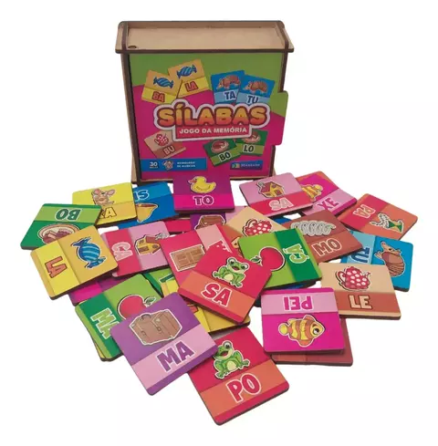 JOGO DA MEMORIA SILABAS 57.8 MN