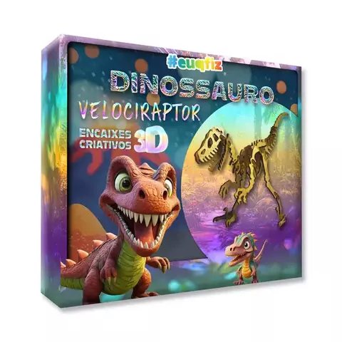 #EUQFIZ DINOSSAUROS VELOCIRAPTOR BRI0336 I9