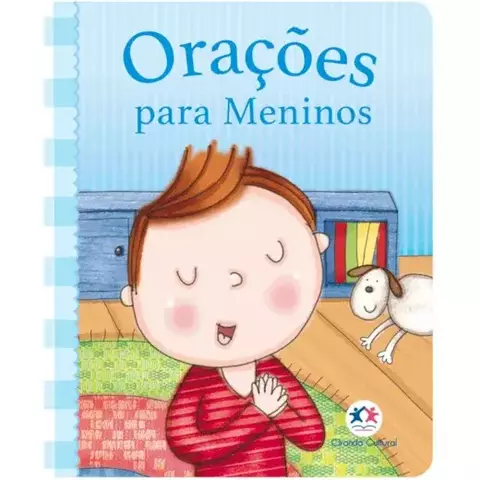 Livro Orações para meninos Almofadado pequeno 9788538065586 CC
