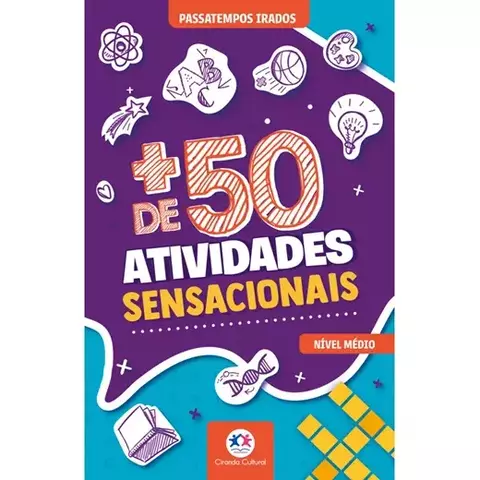 Livro + de 50 atividades sensaciona Brochura 9786526104750 CC