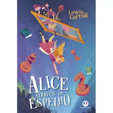 Livro Alice atraves do espelho 9788538093398 CC