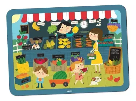 QUEBRA-CABEÇA FEIRINHA DOS ALIMENTOS 7045 BBB