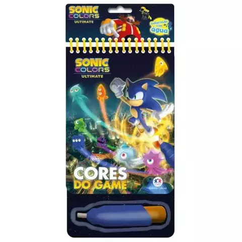 Livro Sonic - Cores do game Autor: Aquabook 9786526107324 CC