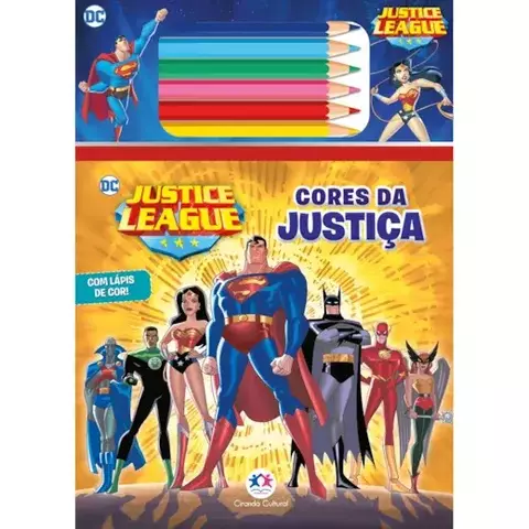 Livro Liga da Justica - Cores da justica 9786555001358 CC