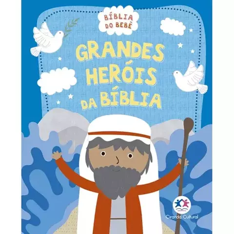 Livro Grandes Heróis da Bíblia Auto Almofadado pequeno 9788538090595 CC