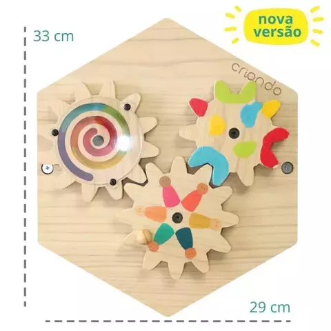 PAINEL SENSORIAL COLMEIA - ENGRENAGENS CR