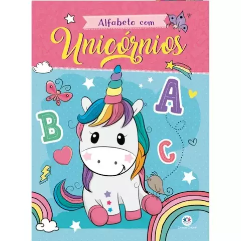 Livro Alfabeto com unicórnios Grampeado 16p. 9788538089063 CC