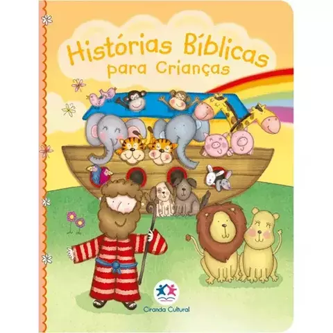 Livro Histórias bíblicas para crian Almofadado pequeno 9788538074762 CC
