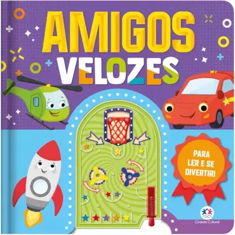 Livro Amigos velozes Autor: Igloo B livro + pinball 9786526106198 CC