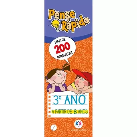 Livro Pense rápido - 3º ano Autor: Flash cards 9788538090540