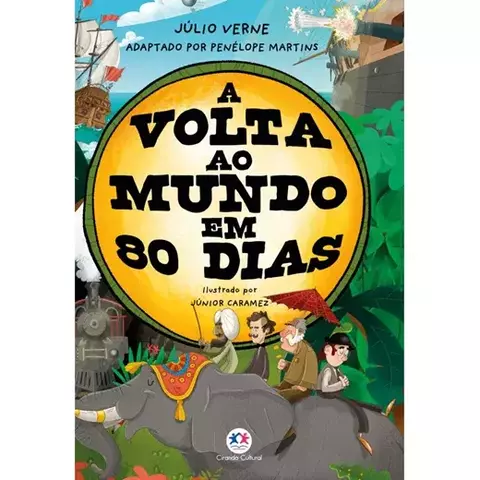 Livro A volta ao mundo em 80 dias Ciranda Jovem 9786526113011 CC