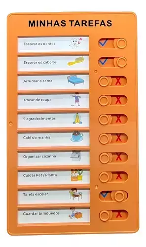 QUADRO DE PLANEJAMENTO 3629-14 COR:LARANJA EMT