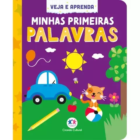 Livro Minhas primeiras palavras Almofadado pequeno 9786526112656 CC