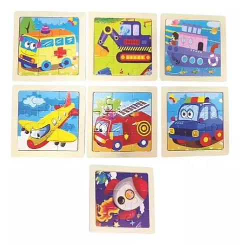 QUEBRA-CABECA 9PCS MDF 10UN TRANSPORTE