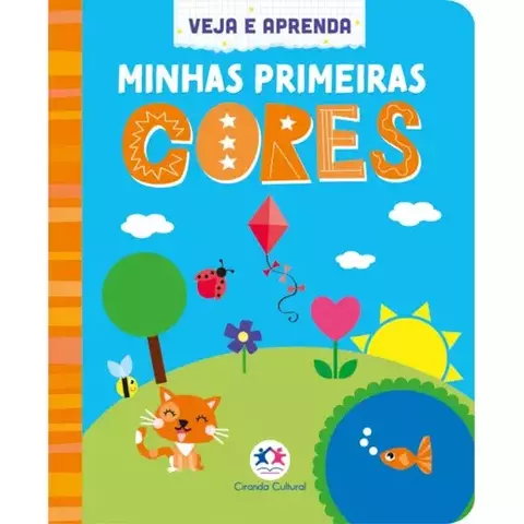 Livro Minhas primeiras cores Almofadado pequeno 9786526112595 CC