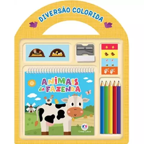 Livro Animais da fazenda Autor: Cir Kit escolar - apontador 9788538095699 CC