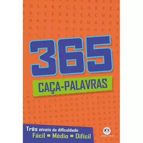 Livro 365 caça-palavras II 365 atividades 9788538089810 CC