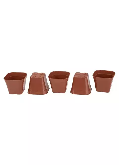 MINI_VASO_QUADRADO_PARA_SUCULENTAS_MARROM_5_UNIDADES_REF:2854
