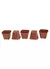 MINI_VASO_QUADRADO_PARA_SUCULENTAS_MARROM_5_UNIDADES_REF:2854