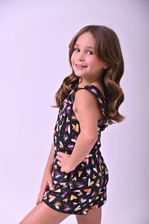 Macaquito Alice Preto de Coração - comprar online