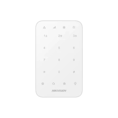 Teclado LED Inalámbrico Hikvision Axpro Interior DS-PK1-E Blanco