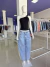 Calça Barrel Marmorizada na internet
