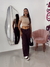 Wide Leg Marrom - Conexion