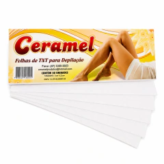 Lenço para depilação TNT Ceramel 50 un.