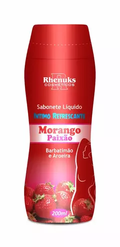 Sabonete Líquido Íntimo Morango Paixão Rhenuks