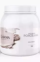 Máscara de porcelana Argila branca