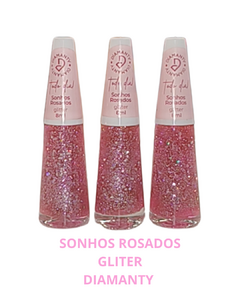 Esmalte Gliter Sonhos Rosados - comprar online