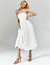 Vestido Midi Balonê Branco Loise - comprar online