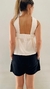 Top Chloe Vison & Blanco - comprar online