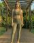 LEGGING COM BOLSO JACQUARD VERDE na internet