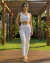 LEGGING COM BOLSO JACQUARD BRANCO na internet