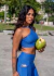 LEGGING COM BOLSO KAPANA AZUL SINERGIA - comprar online
