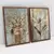 Imagem do Quadro Decorativo A Delicadeza das Flores e a Harmonia Feminina Kit com 2 Quadros
